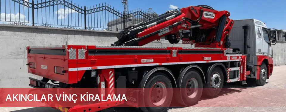 Akıncılar İlçemi Vinç Kiralama